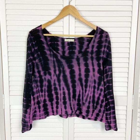 Urban Outfitters Staring at Stars Purple & Black Tie Dye Sweater | Size M - Picture 4 of 6